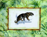 Jungle Jaguar Poster by Marie Frederique