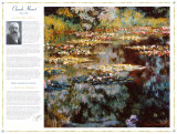Claude Monet - Masterworks of Art - Water Garden at Giverny - Reprodüksiyon Claude Monet - Masterworks of Art - Water Garden at Giverny - Reprodüksiyon