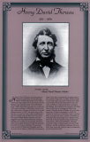 Auteurs américains du XIXe siècle, Henry David Thoreau Affiches