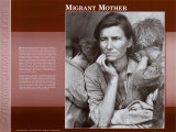 History Through A Lens - Migrant Mother Pósters