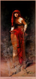 La sacerdotisa de Delfos Láminas por John Collier