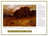 African American Artists - Edward Bannister - Approaching Storm Posters av Edward M. Bannister