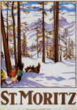St. Moritz Prints by Emil Cardinaux