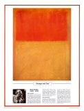 Mark Rothko - Twentieth Century Art Masterpieces -Mark Rothko - Orange and Tan - Reprodüksiyon Mark Rothko - Twentieth Century Art Masterpieces -Mark Rothko - Orange and Tan - Reprodüksiyon