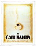 Café "Martin", Paris Kunstdrucke