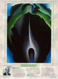 Notable Women Artists - Georgia O'Keeffe - Jack-in-the-Pulpit No IV Art by Georgia O'Keeffe
