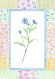Patchwork Botanical I Poster by Aldana 