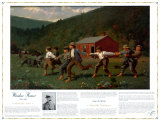 Meisterwerke der Kunst – Spielende Knaben Kunst von Winslow Homer