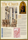 Le Moyen Age, l’Eglise Poster