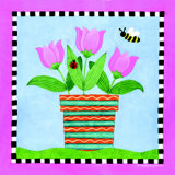 Potted Flowers III Prints by S. Peterson