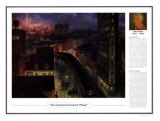 Twentieth Century - John Sloan - Vue de la ville depuis Greenwich Village Posters par John Sloan