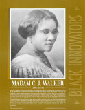 Great Black Innovators - Madame C.J. Walker Poster