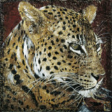 Leopard Portrait Poster by Fabienne Arietti