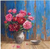 Vieux bois et roses Affiche par Karin Valk