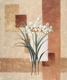 Zarte Blumen II Poster von Karin Valk