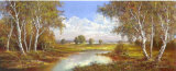 Spring in Horni Rybniky Print by H. Buchner