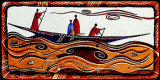La pirogue Affiches par Moga 