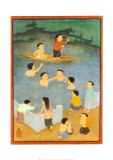 La baignade Prints by Mai-Thu 