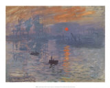 Impression, Sunrise, c.1893 Art by Claude Monet