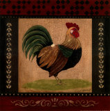 Rooster Print by Jo Moulton
