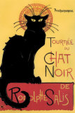 Tournee Du Chat Noir Magnet av Théophile Alexandre Steinlen