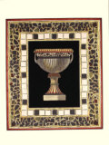 Urn with Mosaic Detail III Print by Deborah Bookman