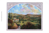 Tuscan View Art by Dot Bunn