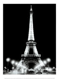 Eiffel Tower at Night Posters by Cyndi Schick