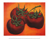 Drei Tomaten Kunstdruck von Will Rafuse