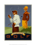 Vintage Golf, Passion Posters by Si Huynh