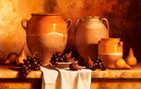 Pots de confiture avec fruits Affiches par Loran Speck