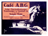 Cafe ABG Giclee Print by Fries 