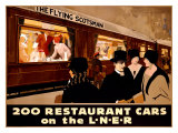 Restaurant Cars Giclee Print by Frank Mason