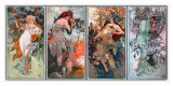 Four Seasons Giclee Print by Alphonse Mucha