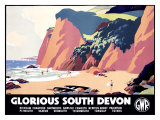 Glorious South Devon reproduction procédé giclée par Leonard Cusden