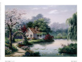 Arbor Cottage Art by Sung Kim