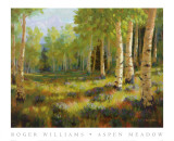 Prado de álamos Láminas por Roger Williams