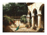 El Patio Affiche par George Hallmark