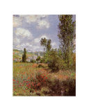 lle St. Martin Vetheuil Póster por Claude Monet