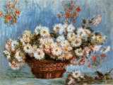Crisantemos, 1878 Pósters por Claude Monet