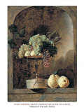 Grapes, Peaches And Quinches In A Niche, 1883 Kunstdrucke von Frans Snyders