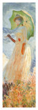 Woman With Sunshade, (detail) Pósters por Claude Monet Woman With Sunshade, (detail) Pósters por Claude Monet