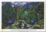 Mountain Landscape Prints by Ernst Ludwig Kirchner