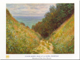 Road At La Cavee Posters by Claude Monet