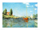 Claude Monet - Red Boats at Argenteuil, c.1875 Obrazy Claude Monet - Red Boats at Argenteuil, c.1875 Obrazy