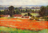 Field of Poppies Prints by Claude Monet
