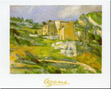 Maisons à L'Estaque Posters par Paul Cézanne
