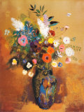 Bouquet of Flowers Poster af Odilon Redon
