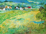 Sunny Meadow in Arles, c.1890 Affiches par Vincent van Gogh