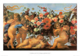 Angels with Garland of Flowers Plakater af Carlo Maratti Angels with Garland of Flowers Plakater af Carlo Maratti